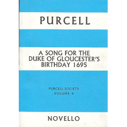 The Works of Henry Purcell vol.4 : - Henry Purcell