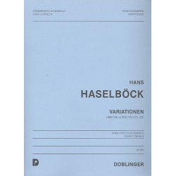 Variationen über ein altdeutsches Lied - Hans Haselböck