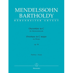 Ouvertüre für Harmoniemusik C-Dur op. 24 - Partitur - Felix Mendelssohn-Bartholdy
