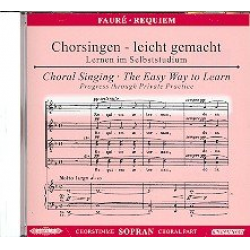 Requiem op.48 : CD Chorstimme Sopran - Gabriel Fauré