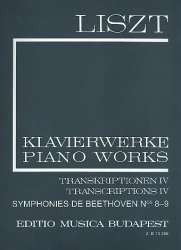 Klavierwerke Serie 2 Band 19 : - Franz Liszt
