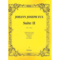 Suite F-Dur - Johann Joseph Fux