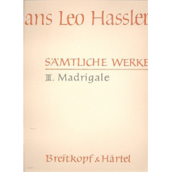 Sämtliche Werke Band 3 : - Hans Leo Hassler