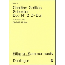 Duo Nr. 2 D-Dur - Christian Gottlieb Scheidler