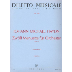 12 Menuetti MH 550 - Johann Michael Haydn
