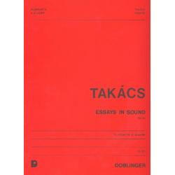Essays in Sound op. 84 - Jenö Takacs