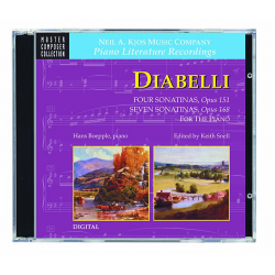 CD: Diabelli: Vier Sonatinen,  op. 151 und Sieben Sonatinen, op. 168 / Four Sonatinas, op. 151 and Seven Sonatinas -Anton Diabelli / Arr.Keith Snell
