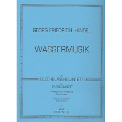 5 Sätze aus der Wassermusik - Georg Friedrich Händel (George Frederic Handel) / Arr. Erwin Knopper