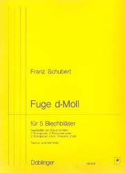 Fuge d-moll D24c (1812) -Franz Schubert / Arr.Klaus Winkler
