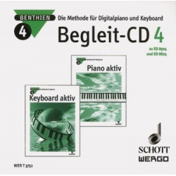 Keyboard aktiv Band 4 : Begleit-CD - Axel Benthien