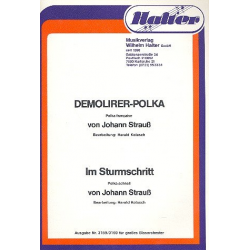 Im Sturmschritt / Demolierer - Polka - Johann Strauß / Strauss (Sohn) / Arr. Harald Kolasch