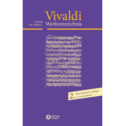 Antonio Vivaldi. Thematisch-systematisches Verzeichnis seiner Werke - Peter Ryom