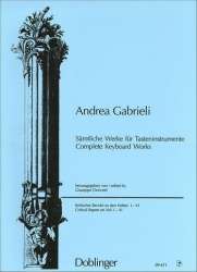 Sämtliche Werke für Tasteninstrumente - Andrea Gabrieli