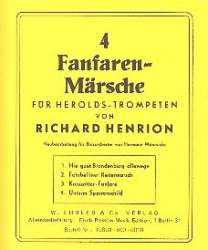 4 Fanfaren - Märsche - Richard Henrion / Arr. Hermann Männecke
