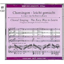 Elias op.70 : 2 CD's mit Chorstimme - Felix Mendelssohn-Bartholdy