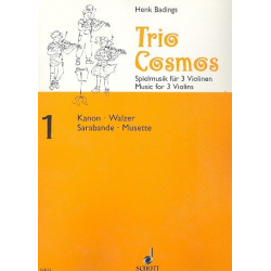 Trio Cosmos Nr. 1 (3 Violinen) - Henk Badings