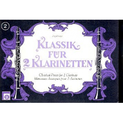 Klassik für 2 Klarinetten, Bd. 2 - Jörg Dräger