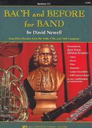 Bach and Before for Band - Book 1 - Baritone TC / Tenorhorn -Johann Sebastian Bach / Arr.David Newell
