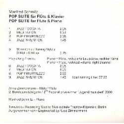 Pop-Suite für Flöte und - Manfred Schmitz