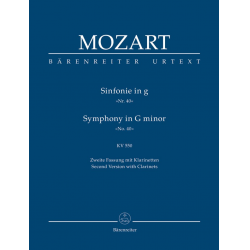 Sinfonie g-Moll KV550 (zweite Fassung) : - Wolfgang Amadeus Mozart