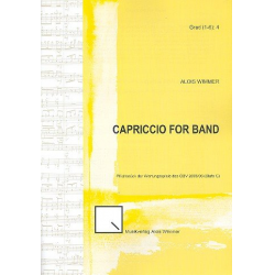 Capriccio for Band - Alois Wimmer