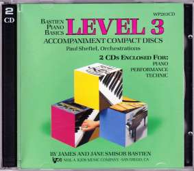 Bastien Piano Basics Begleit-Doppel CD Stufe/Level 3 - Jane and James Bastien