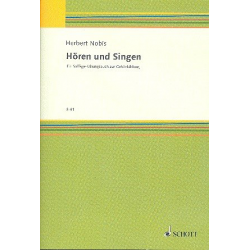 Hören und singen : Solfège-Übungsbuch - Herbert Nobis