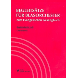 Begleitsätze z. evang. Gesangbuch - Bassklarinette (Tenorhorn) in B - Dieter Kanzleiter