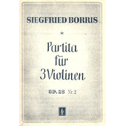 Partita für 3 Violinen - Siegfried Borris