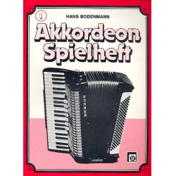 Akkordeon Spielheft 1 - Hans Bodenmann