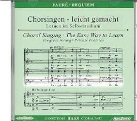 Requiem op.48 : CD Chorstimme Baß - Gabriel Fauré