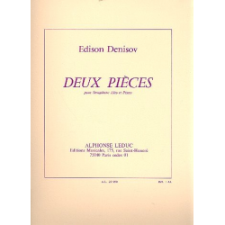 2 pièces : pour saxophone - Edison Denissow