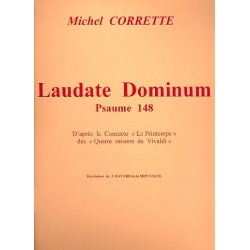 Laudate Dominum : pour solistes, choeur - Michel Corrette