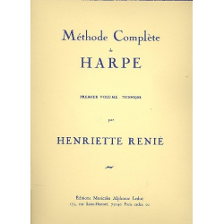 Méthode complete de harpe vol.1 -Henriette Renié