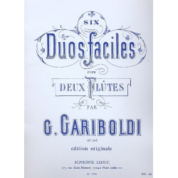 6 duos faciles op.145 : -Giuseppe Gariboldi