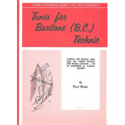 Tunes for Baritone (b.c.) Technic - Fred Weber