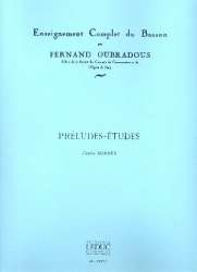 Préludes-études : pour basson -Fernand Oubradous