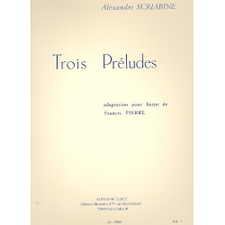 3 preludes : - Alexander Skrjabin / Scriabin