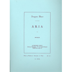 Aria : pour flûte (hautbois), - Jacques Ibert