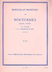 Nocturnes : pour violoncelle et piano - Bohuslav Martinu