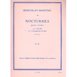 Nocturnes : pour violoncelle et piano - Bohuslav Martinu