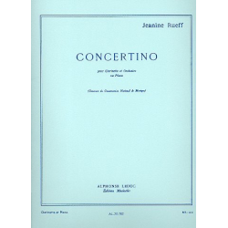 Concertino op.15 pour clarinette et orchestre : - Jeanine Rueff