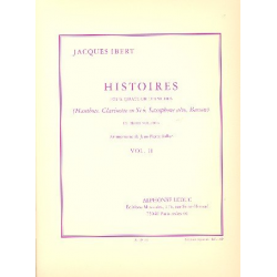 Histoires vol.2 pour quatuor d'anches - Jacques Ibert