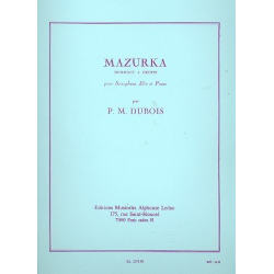 Mazurka : pour saxophone - Pierre Max Dubois