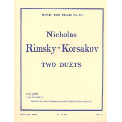 2 Duets : for 2 horns (2trp) - Nicolaj / Nicolai / Nikolay Rimskij-Korsakov