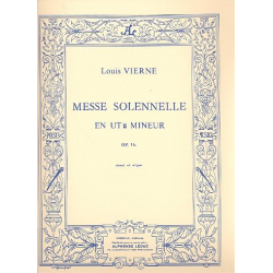 Messe solennelle ut diese mineur - Louis Victor Jules Vierne