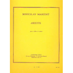 Ariette : pour violon et piano - Bohuslav Martinu