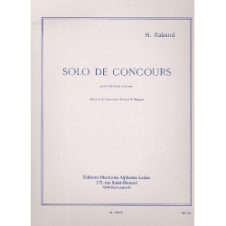 Solo de concours op.10 : pour - Henri Rabaud