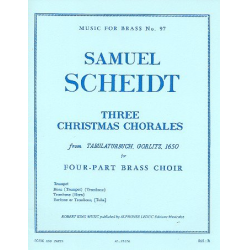 3 Christmas Chorales : - Samuel Scheidt