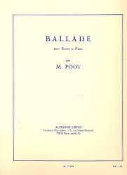 Ballade : pour basson et - Marcel Poot